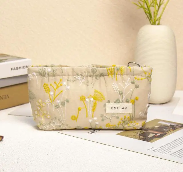 Alt view image 7 of 7 - 2 Pcs Makeup Bags, Large Cosmetic Bag Travel Toiletry Bag