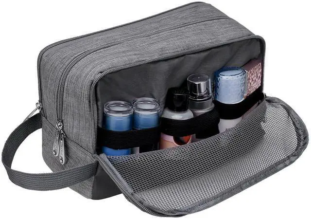 Alt view image 6 of 7 - Travel Toiletry Bag for Men, Small Dopp Kit for Toiletries