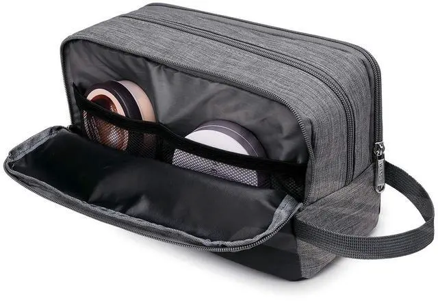 Alt view image 7 of 7 - Travel Toiletry Bag for Men, Small Dopp Kit for Toiletries