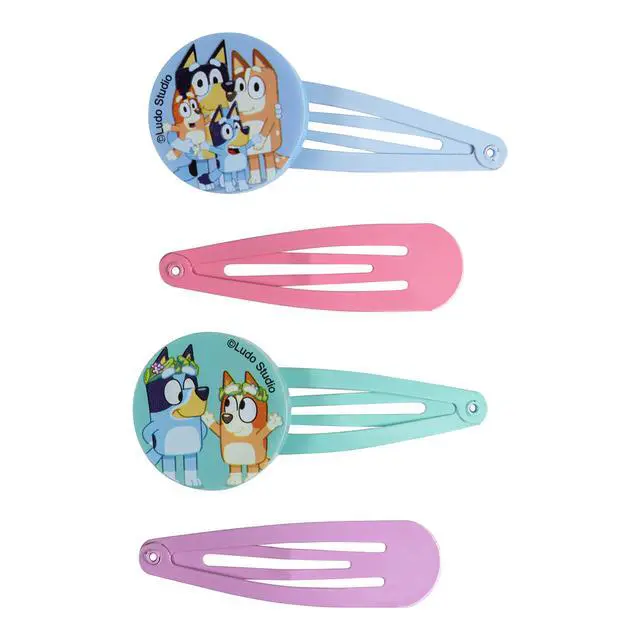 Alt view image 3 of 7 - Bluey Girls 20 Piece Accessory Set with 3 Barrettes, 4 Snap Hair Clips, 5 Elastics and 8 Terry Ponies- Ages 3+