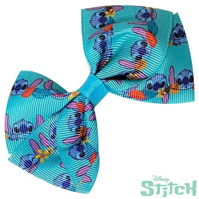 Alt view image 5 of 7 - Disney Stitch Hair Bows - 7 Pcs 4 Inch Bow Bundle - Hair Accessories Gift Set - Alligator Clip - Ages 3 +