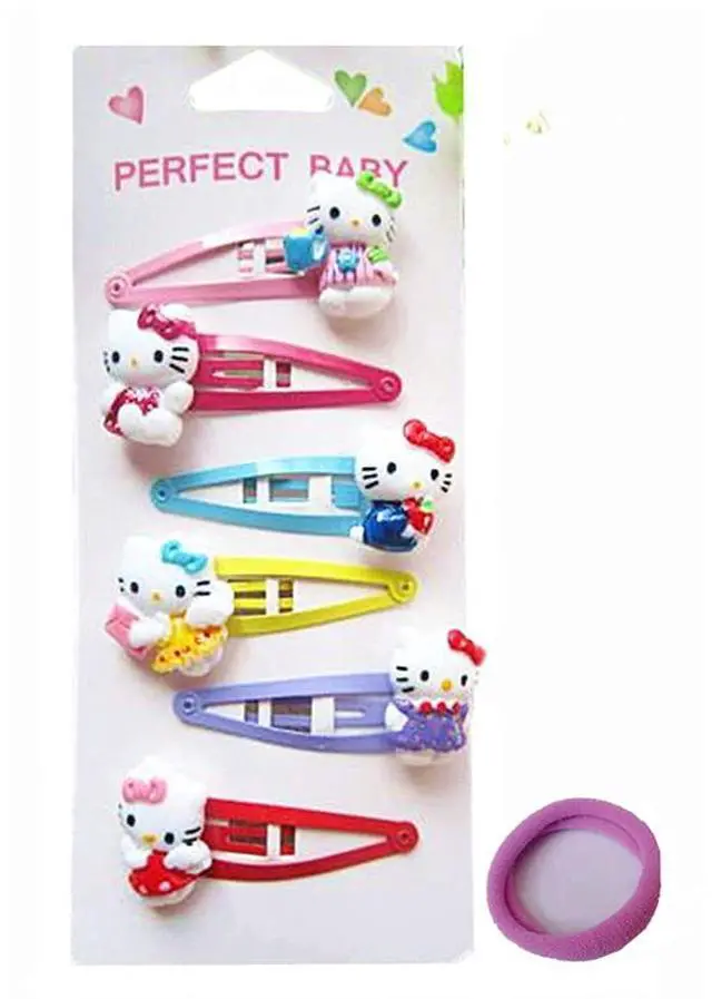 Main image of Kitty Cat Hair Accessories for Girls | Kitty Clips Headband Hairpins - Kitty Cat Gifts