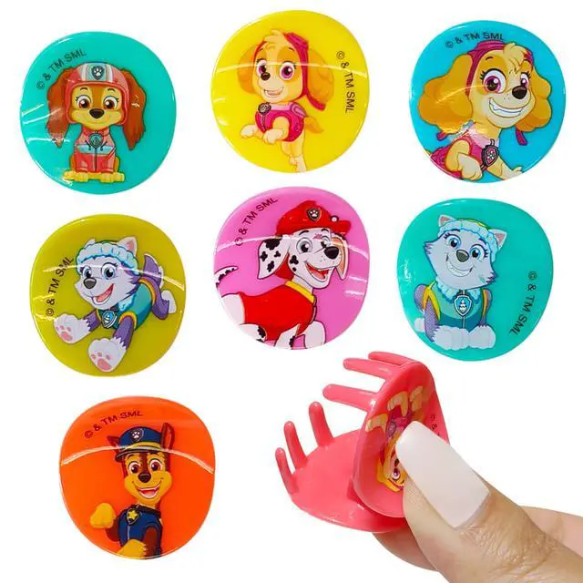 Alt view image 6 of 6 - Paw Patrol Girls Butterfly Hair Clips - 8 Cute Hair Clips with Small Soft Claw, Clips for Every Occasion - Multi Color with Your Favorite Paw Patrol Characters - Ages 3+