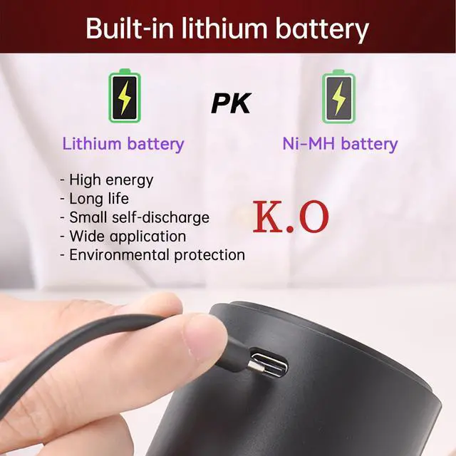 Alt view image 5 of 7 - Electric Wine Aerator Pourer Rechargeable Automatic Decanter, with Corkscrew and Vacuum Stopper (Set)
