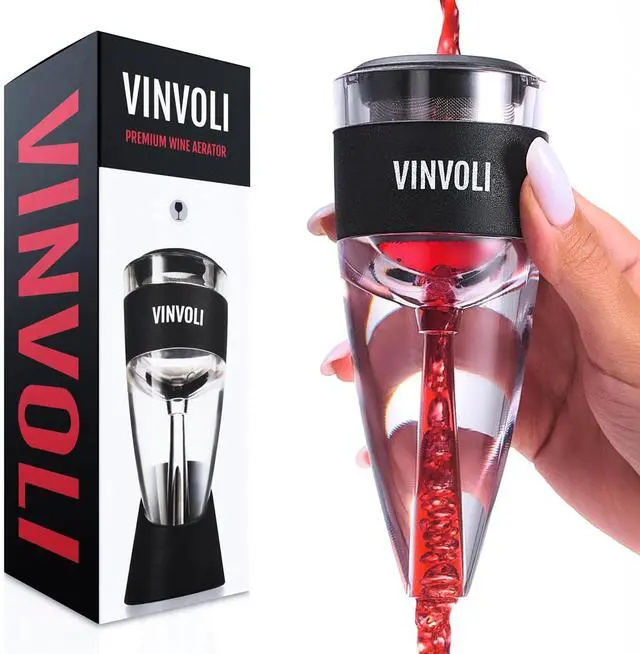 Main image of Wine Aerator - Red Wine Pourer with Sediment Filter & Stand