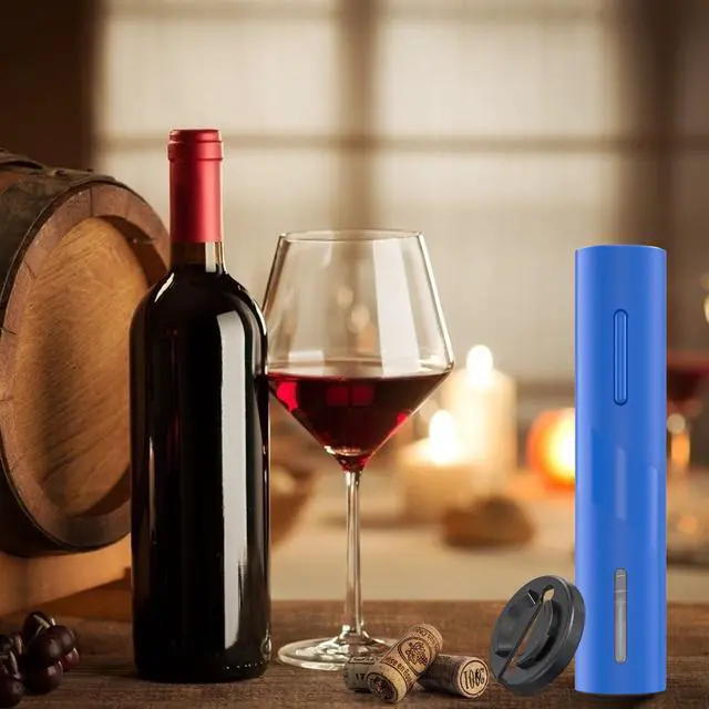 Alt view image 6 of 7 - Electric Battery Operated Wine Bottle Opener with Foil Cutter