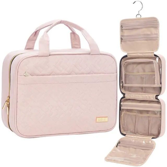 Main image of Travel Toiletry Bag for women, Portable Hanging makeup Organizer