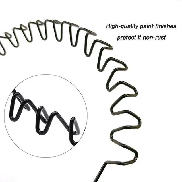 Alt view image 6 of 7 - Metal Headband for Men, Zigzag Wire Headband, Fashion Simple Non-Slip 3pcs