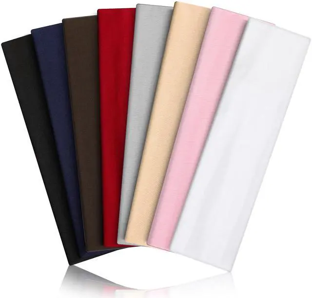 Main image of Headbands for Women 8PCS, Summer-Exclusive Elastic Non Slip Hair Head Bands