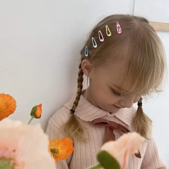 Alt view image 7 of 7 - Toddler Hair Clips, 80Pcs 1.2 Inch Mini Snap Hair Clips for Baby Girls Kids