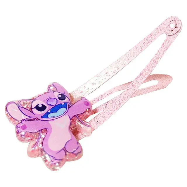 Alt view image 3 of 7 - Disney Stitch Kids Hair Clips for Girls Snap Clips 8 Pack Multi Color Ages 3+