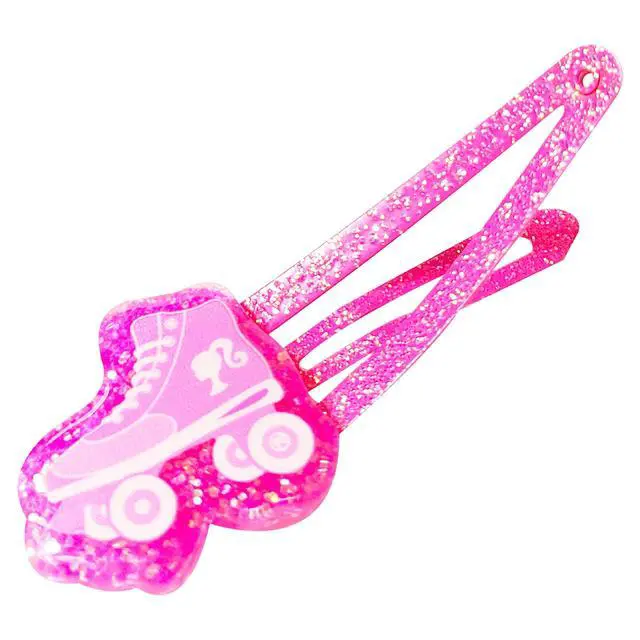 Alt view image 3 of 7 - Barbie Hair Clips for Girls Snap Clips 8 Pack Multi Color Ages 3+