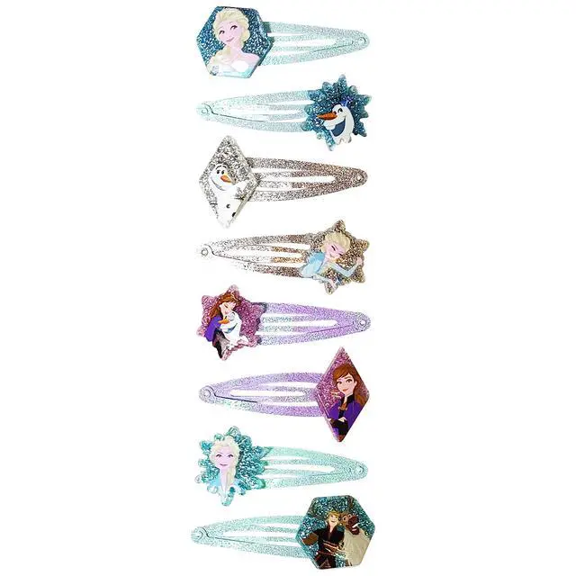 Alt view image 4 of 7 - Disney Frozen Kids Hair Clips for Girls Snap Clips 8 Pack Multi Color Ages 3+