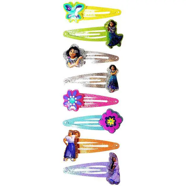 Alt view image 4 of 7 - Disney Encanto Kids Hair Clips for Girls Snap Clips 8 pack multi color Ages 3+