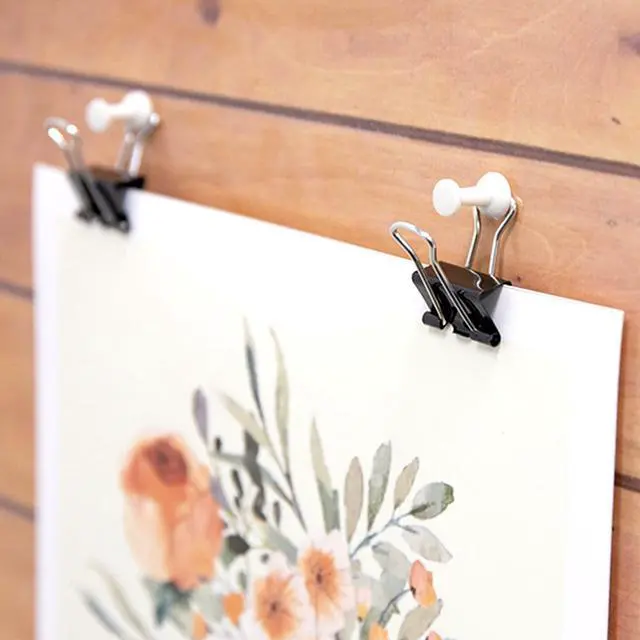 Alt view image 7 of 7 - 120 Pack Binder Clips, 5/8 Inch, Black