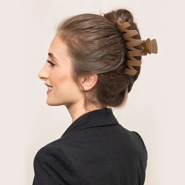 Alt view image 5 of 7 - 8PCS Hair Clips for Women, Flower Claw Clips for Thick Hair