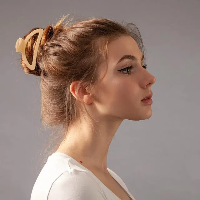 Alt view image 4 of 7 - 8PCS Hair Clips for Women, Flower Claw Clips for Thick Hair