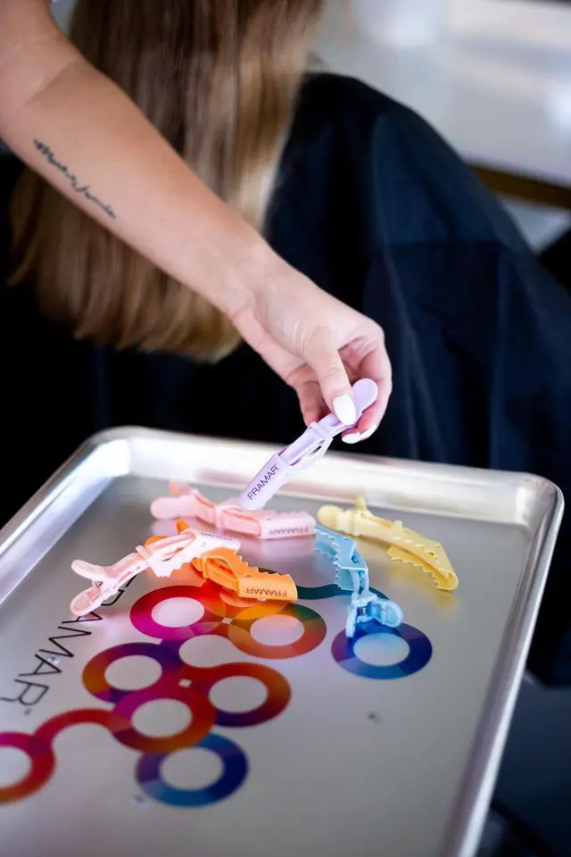 Alt view image 3 of 7 - Pastel Alligator Hair Clips 10 Pack - Professional Styling Clips for Hair, Salon Quality Plastic Alligator Clips