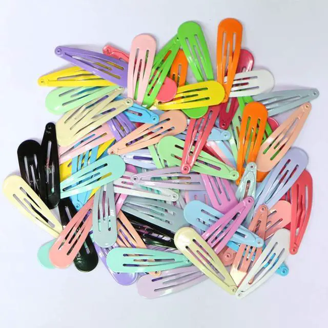 Alt view image 5 of 7 - 80PCS Hair Clips, 2 Inch Non-Slip Metal Hair Barrettes for Girls, Kids, Baby and Women. (20 Colors)