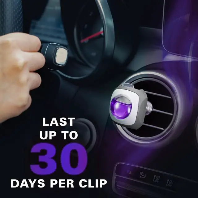 Alt view image 6 of 7 - Lavender Scent Car Air Freshener Vent Clips 6 Ct, Long Lasting