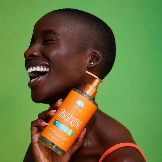 Alt view image 4 of 7 - Tangerine Serum Infused Hand Wash, Nourish & Hydrate Hands with Strengthening Skin Care, Long Lasting Scent, Cleanse & Lock in Moisture, 11 fl oz.