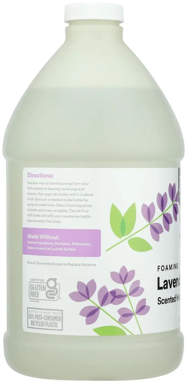 Alt view image 3 of 4 - Foaming Hand Soap Refill, Lavender, 64 Fl Oz