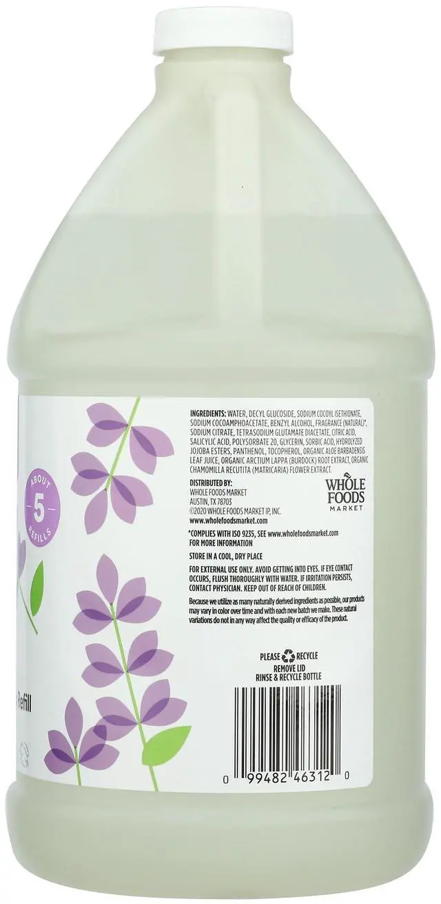 Alt view image 4 of 4 - Foaming Hand Soap Refill, Lavender, 64 Fl Oz