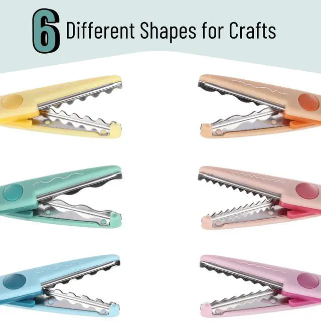 Alt view image 3 of 7 - Craft Scissors Decorative Edge, 6 Pack, Sunny Meadows