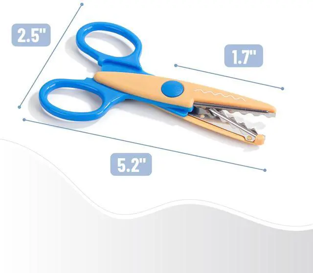 Alt view image 3 of 7 - Craft Scissors Decorative Edge, 6 Pack, Spring Colors