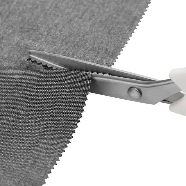 Alt view image 5 of 7 - Pinking Shears, 9" Zig Zag Craft Scissors Decorative Edge, Pinking Shears for Fabric Cutting, Professional Dressmaking Sharp Comfort Grips Scrapbook Fabric Sewing Scissors