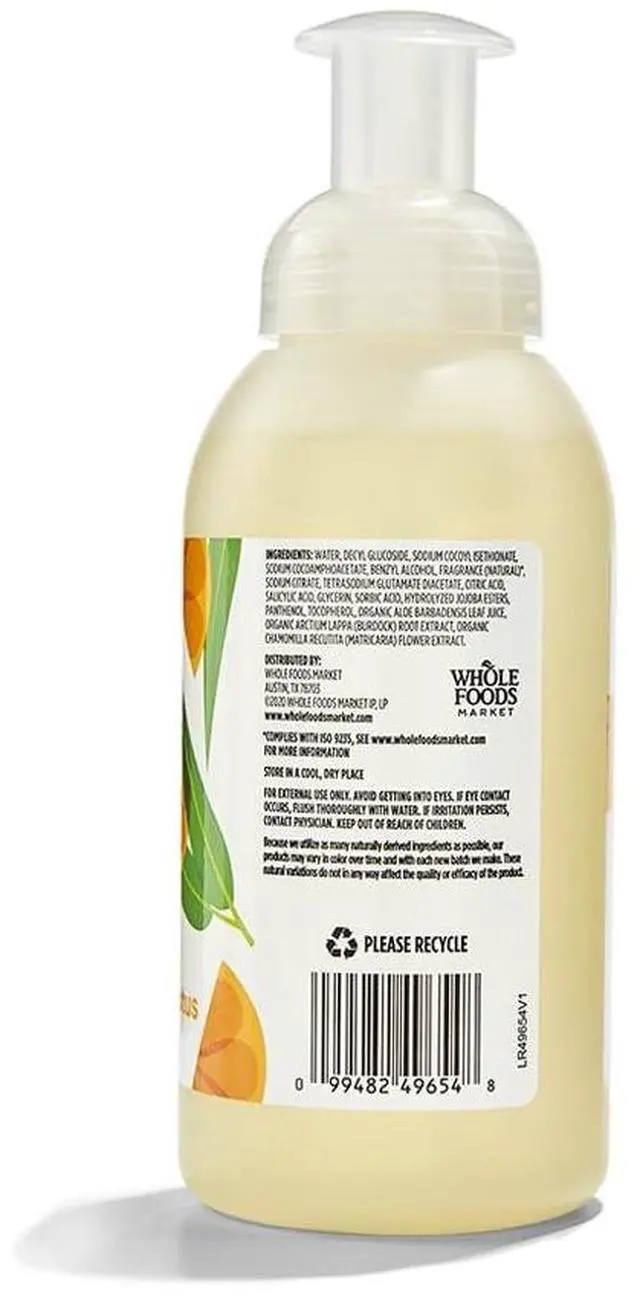 Alt view image 2 of 2 - Foaming Hand Soap, Satsuma & Eucalyptus, 12 Fl Oz