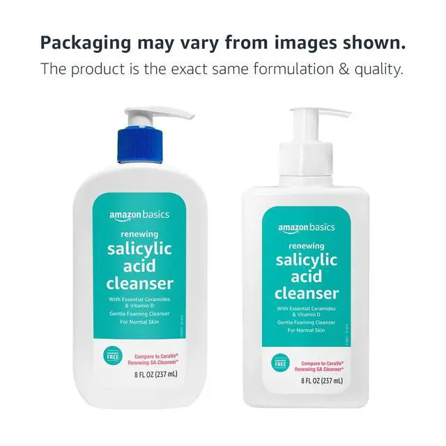 Alt view image 2 of 7 - Exfoliating Face Wash Cleanser, Renewing Salicylic Acid with Ceramides & Vitamin D, Foaming Formula, Smooths Skin, 8 fl oz