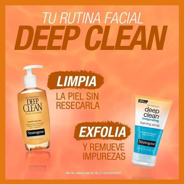 Alt view image 5 of 7 - Deep Clean Daily Facial Cleanser with Beta Hydroxy Acid for Normal to Oily Skin, Alcohol-Free, Oil-Free & Non-Comedogenic, 6.7 fl. oz