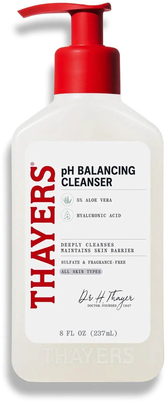 Main image of pH Balancing Daily Cleanser, Face Wash with Aloe Vera, Gentle and Hydrating Skin Care for Dry, Oily, or Acne Prone Skin, 8 FL Oz.