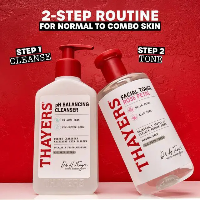 Alt view image 5 of 7 - pH Balancing Daily Cleanser, Face Wash with Aloe Vera, Gentle and Hydrating Skin Care for Dry, Oily, or Acne Prone Skin, 8 FL Oz.