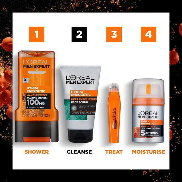 Alt view image 3 of 4 - L'Oreal Paris Men Expert Face Scrub, Hydra Energetic Deep Exfoliating Face Wash for Men 100 ml