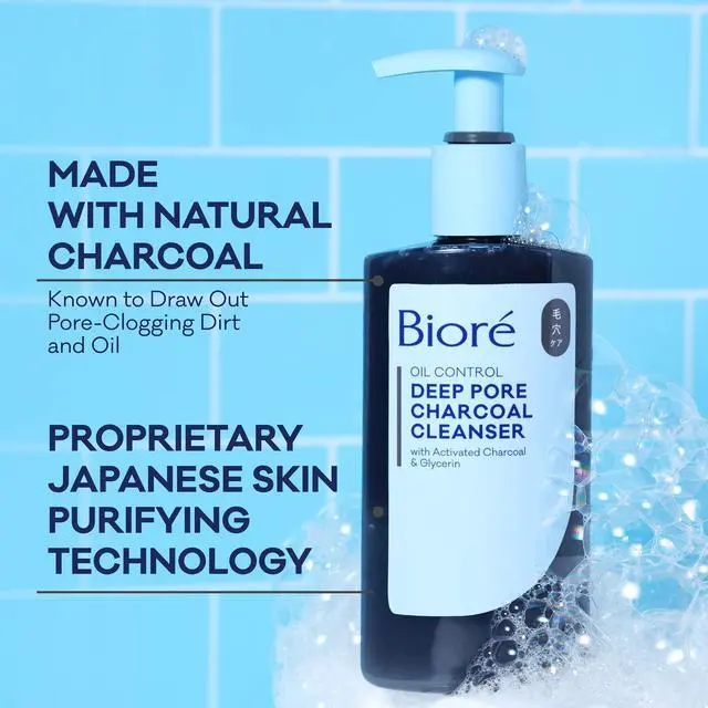 Alt view image 3 of 7 - Deep Pore Charcoal Face Wash For Oily Skin, 11.45 fl oz