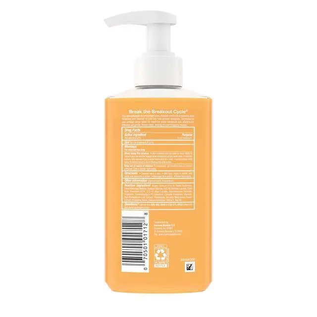 Alt view image 7 of 7 - Oil-Free Acne Face Wash - Facial Cleanser with Salicylic Acid, Daily Cleanser for Oily & Acne-Prone Skin, Clears & Helps Prevent Breakouts, Clear Formula, 9.1 fl. oz. Bottle