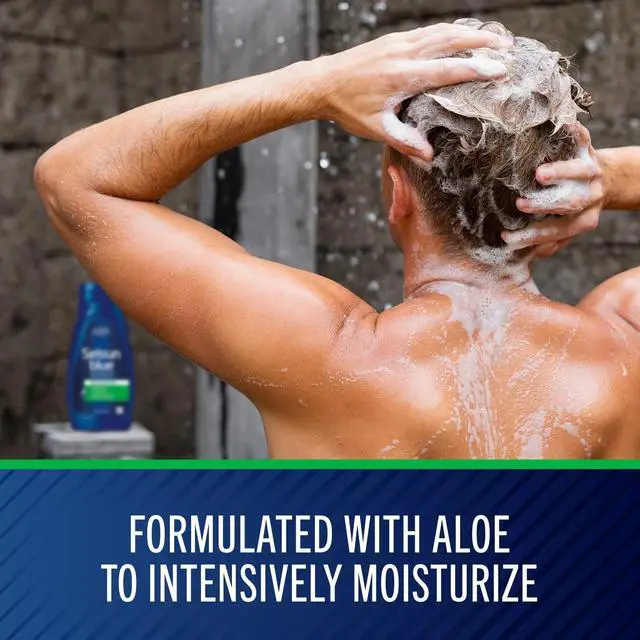 Alt view image 3 of 6 - Moisturizing Anti-dandruff Shampoo with Aloe, 11 fl. oz., Selenium Sulfide 1% (Pack of 2)