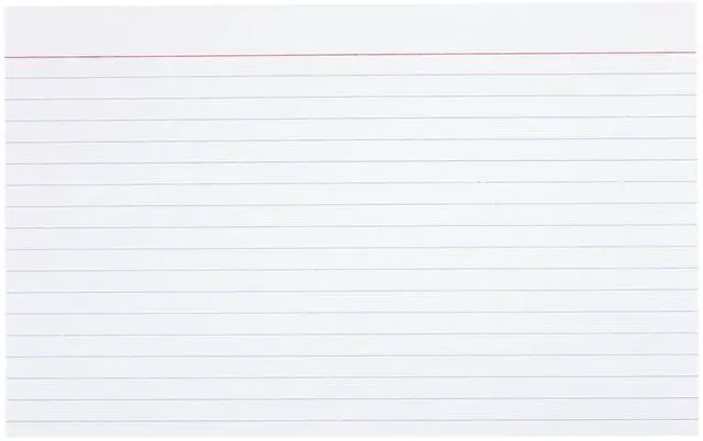 Alt view image 3 of 4 - Ruled Lined Index Cards for Studying and Note Taking, White, 5" x 8", 500 Count (5 Pack of 100)