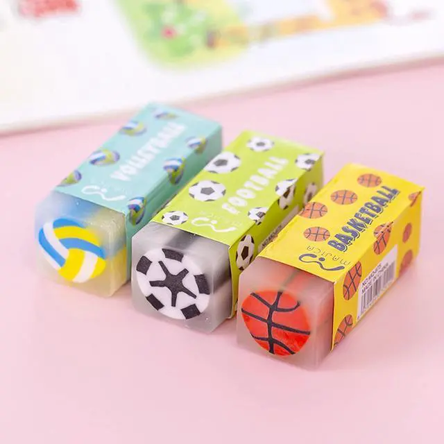 Alt view image 5 of 7 - Cute Erasers for Kids Bulk 16 Pack Animal Food Fun Desk Pets Pencil Students School Supplies Prize Gifts Party Favors