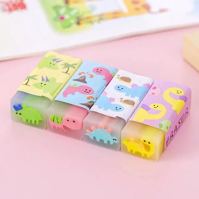 Alt view image 6 of 7 - Cute Erasers for Kids Bulk 16 Pack Animal Food Fun Desk Pets Pencil Students School Supplies Prize Gifts Party Favors