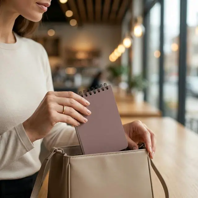 Alt view image 2 of 7 - Aesthetic Pocket Notebooks Set Of 8 - Small 3x5 Spiral Notepads With Lined Pages - The Perfect Little Mini Note Pads to Stay Organized and Boost Productivity at Work or School