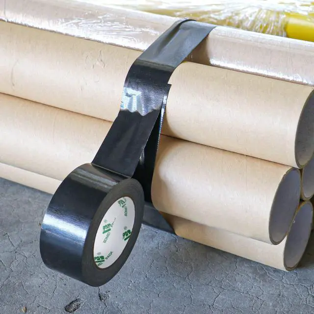 Alt view image 6 of 7 - 2 Pack Duct Tape Heavy Duty,9 Mil Thickness,2 Inches x 30 Yards,Strong Industrial Strength,Flexible,No Residue,Waterproof and Tear by Hand,Multi-Use for Indoor & Outdoor Repairs(Black)