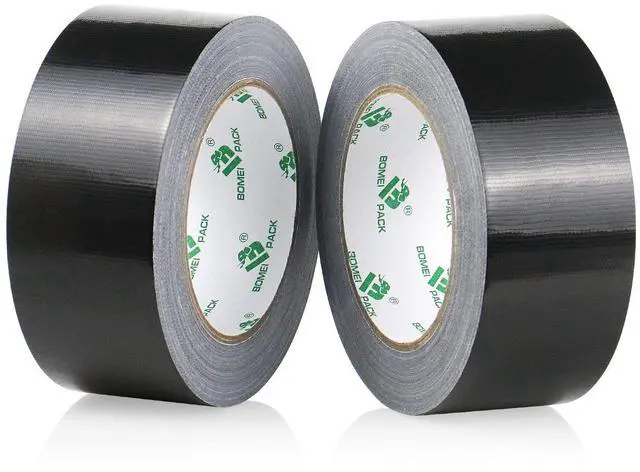 Alt view image 7 of 7 - 2 Pack Duct Tape Heavy Duty,9 Mil Thickness,2 Inches x 30 Yards,Strong Industrial Strength,Flexible,No Residue,Waterproof and Tear by Hand,Multi-Use for Indoor & Outdoor Repairs(Black)