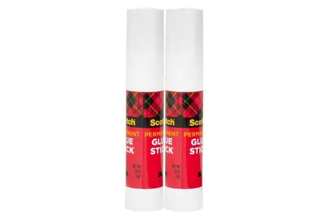 Alt view image 2 of 7 - Permanent Glue Sticks, Acid-Free Non-Toxic Adhesive (2-Pack) Strong & Fast Bond, No-Mess Application for Paper, Photos, Crafts