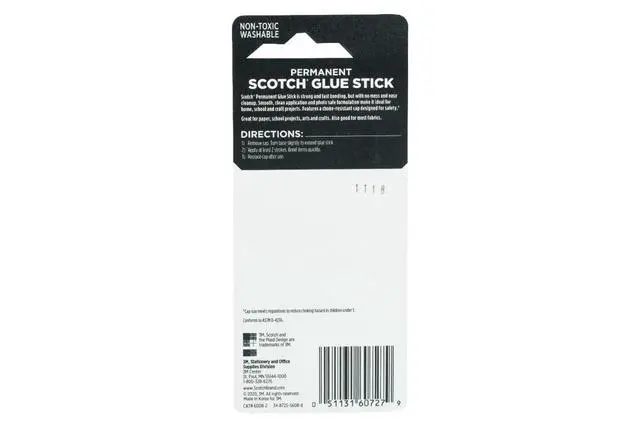 Alt view image 3 of 7 - Permanent Glue Sticks, Acid-Free Non-Toxic Adhesive (2-Pack) Strong & Fast Bond, No-Mess Application for Paper, Photos, Crafts