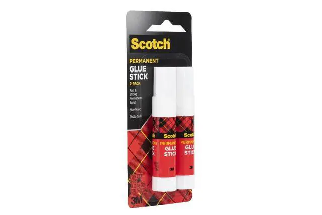 Alt view image 4 of 7 - Permanent Glue Sticks, Acid-Free Non-Toxic Adhesive (2-Pack) Strong & Fast Bond, No-Mess Application for Paper, Photos, Crafts