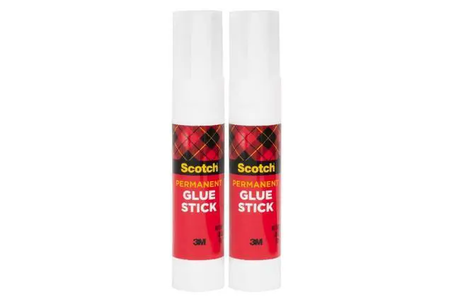 Alt view image 5 of 7 - Permanent Glue Sticks, Acid-Free Non-Toxic Adhesive (2-Pack) Strong & Fast Bond, No-Mess Application for Paper, Photos, Crafts