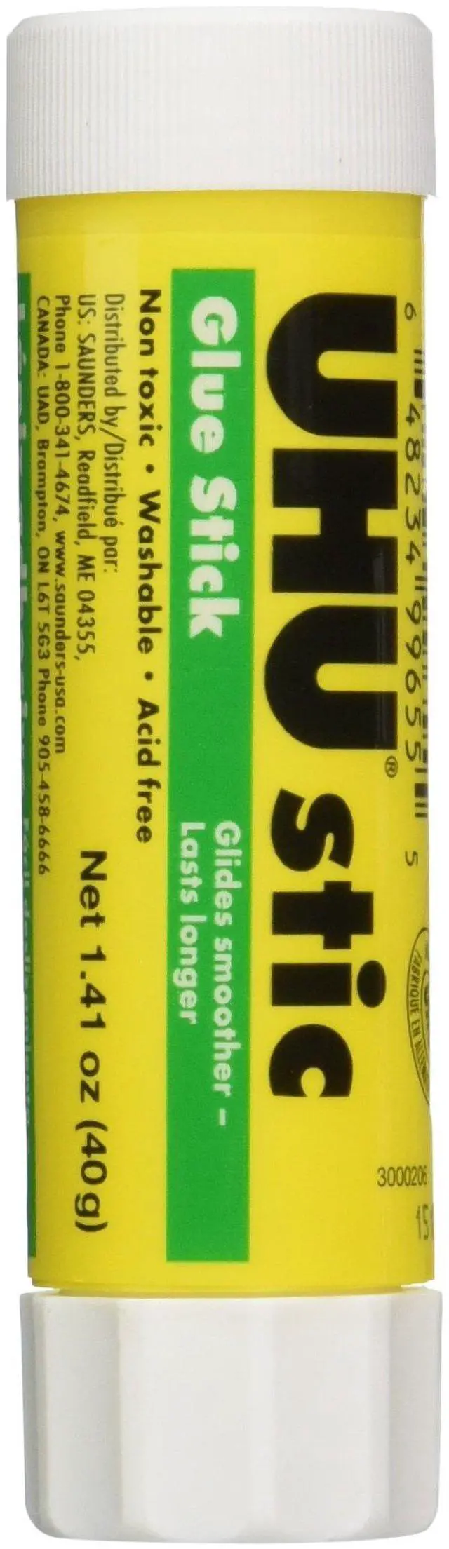 Main image of 99655 Glue Stick, 1.41 oz, Pack of 6, Clear/ White